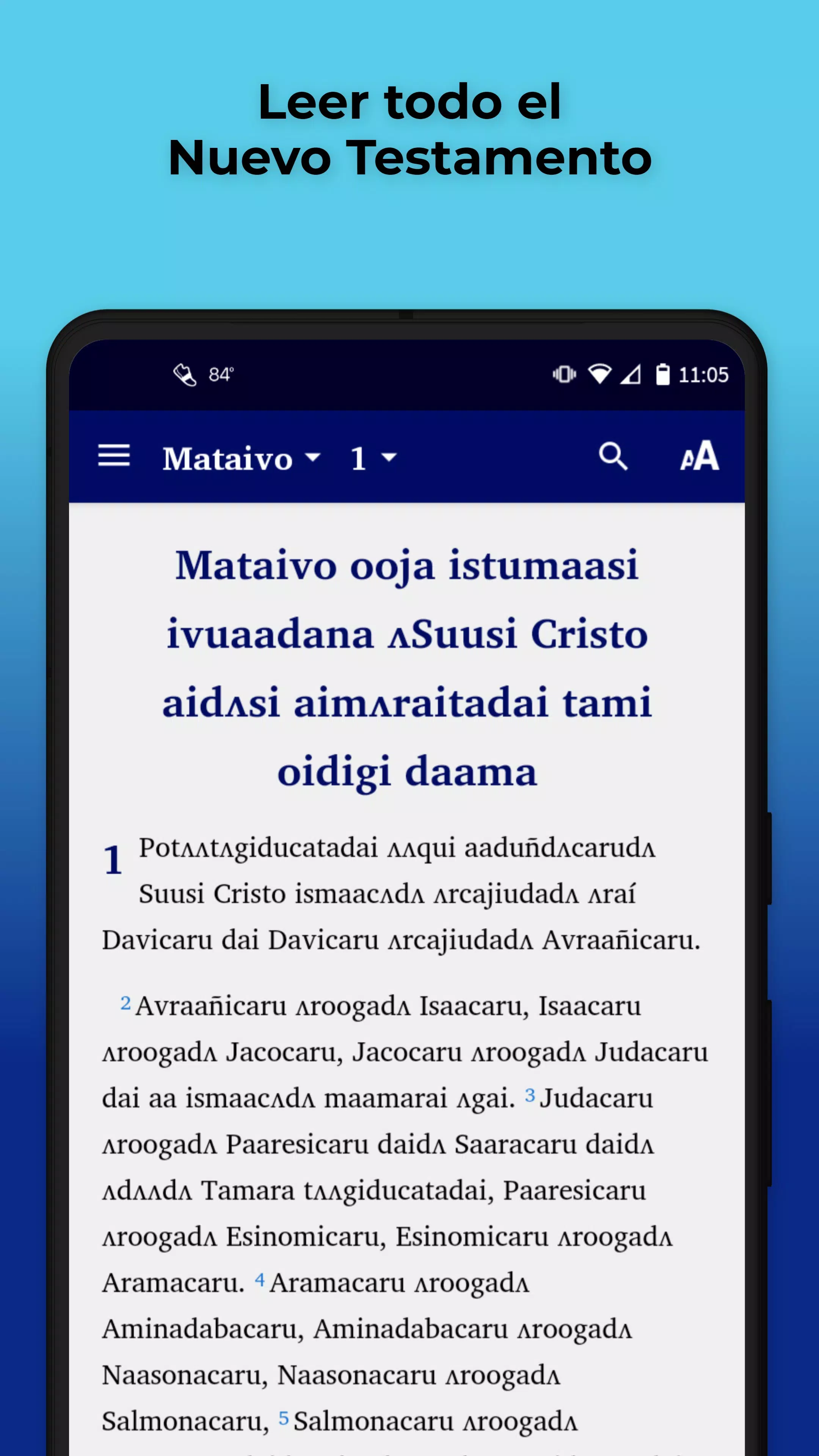 Northern Tepehuan Bible Screenshots