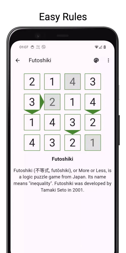 Futoshiki: Number Match Game स्क्रीनशॉट