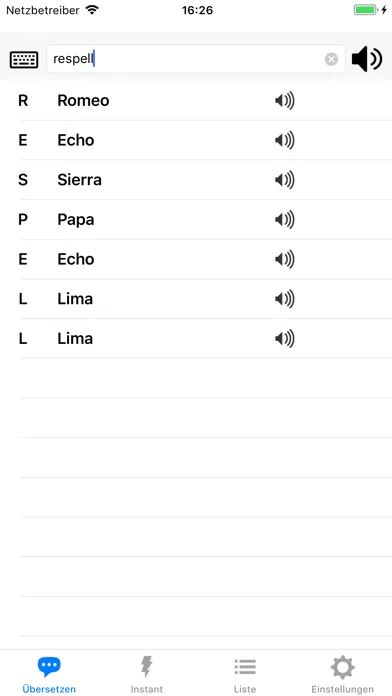ReSpell+ Spelling Alphabet Screenshots