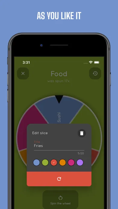 Zrzuty ekranu Spin The Wheel - Random choice