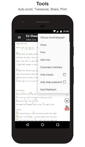 Guitar chords and tabs Screenshots