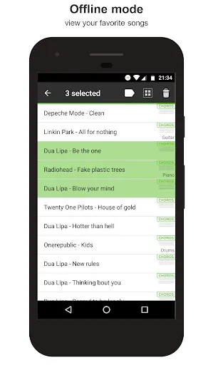 Guitar chords and tabs Screenshots