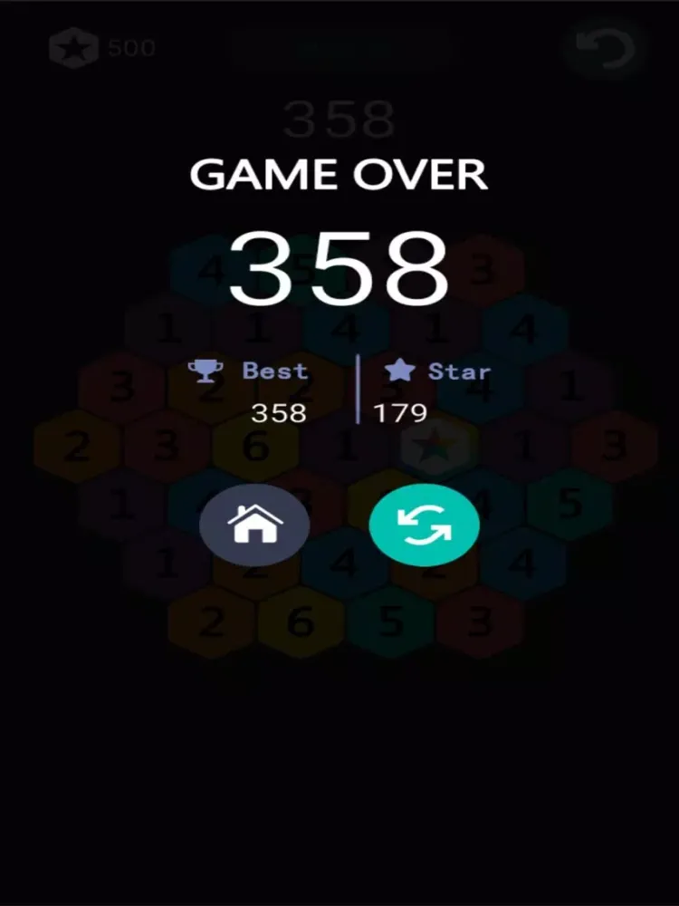 Capturas de tela do Make Star - Hexagon puzzle game iPad 