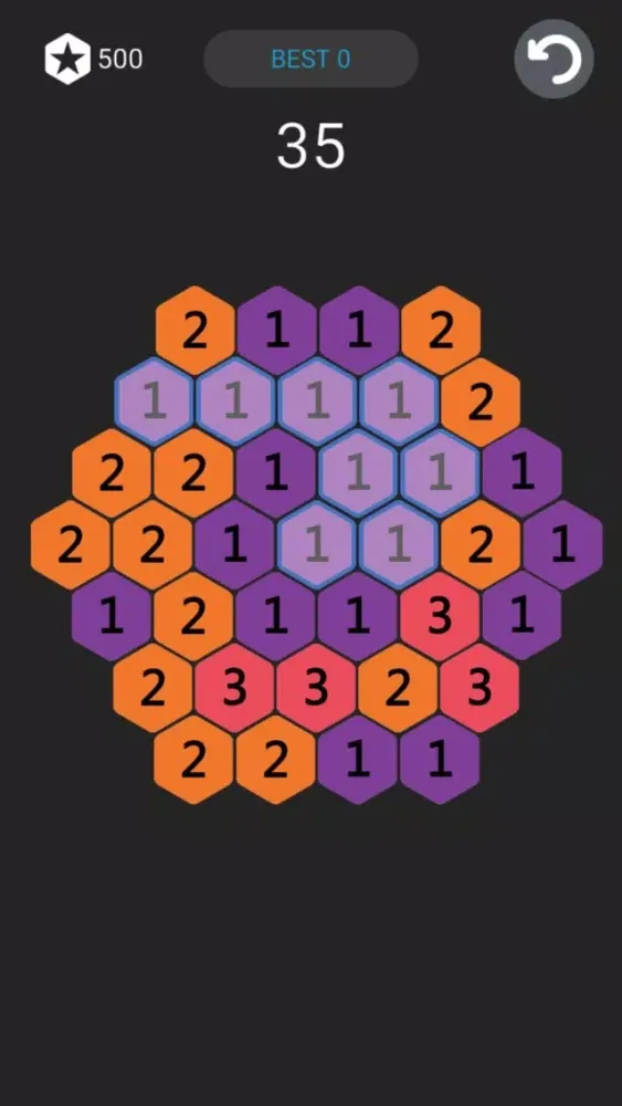 Capturas de tela do Make Star - Hexagon puzzle game