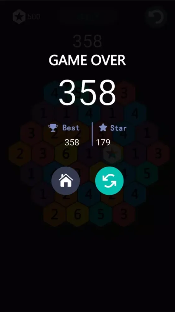 Capturas de tela do Make Star - Hexagon puzzle game