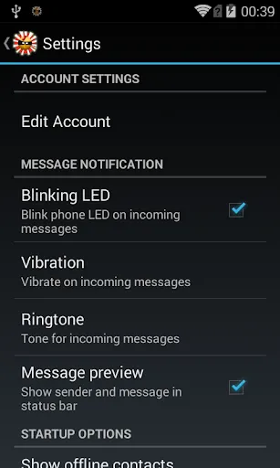 yaxim - XMPP/Jabber client Screenshots