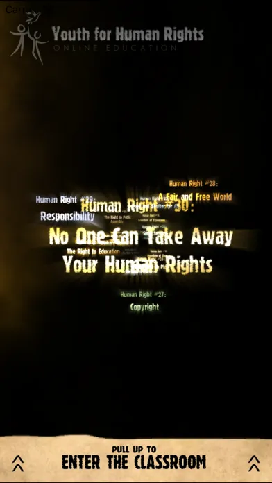 Zrzuty ekranu Youth for Human Rights