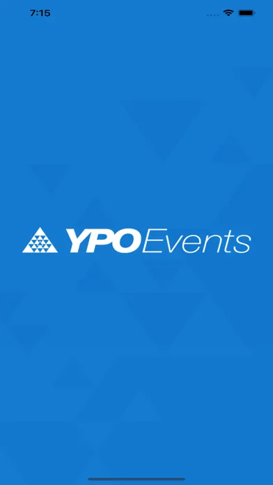 Tangkapan skrin YPO Events