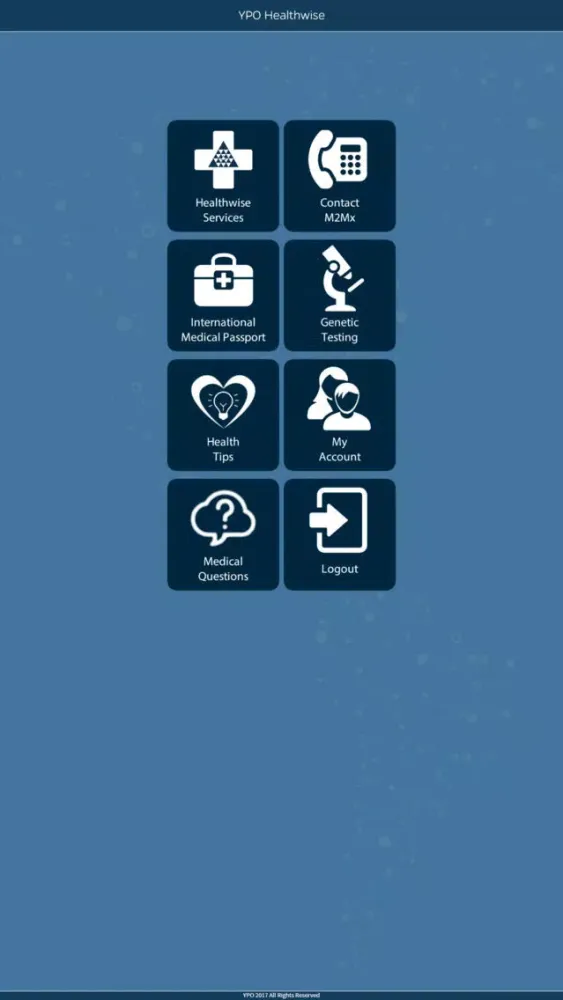 Zrzuty ekranu YPO Healthwise