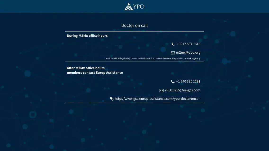 Zrzuty ekranu YPO Healthwise