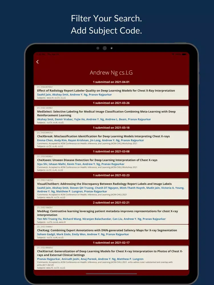 صور My arXiv iPad 