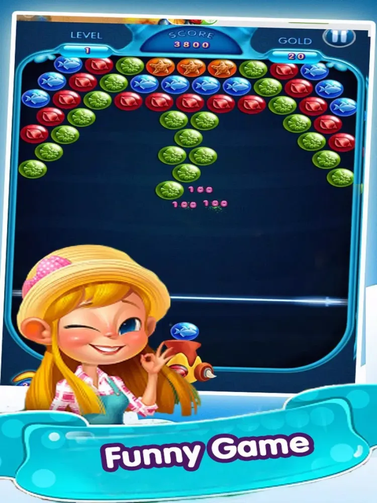 Captures d'écran de Bubble Fish Fun Crush iPad 