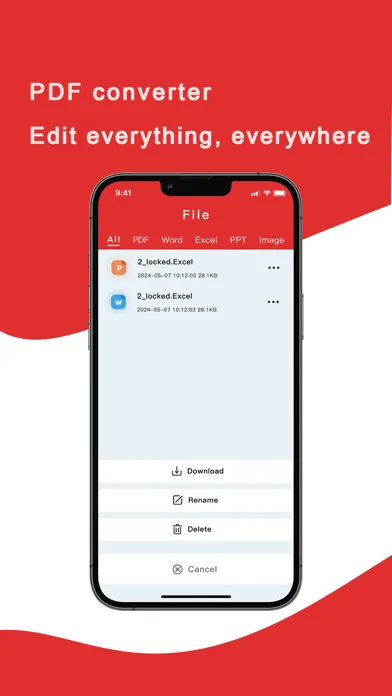 Capturas de tela do PDF Converter Pro Master