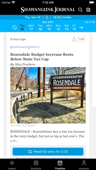 Captures d'écran de Shawangunk Journal