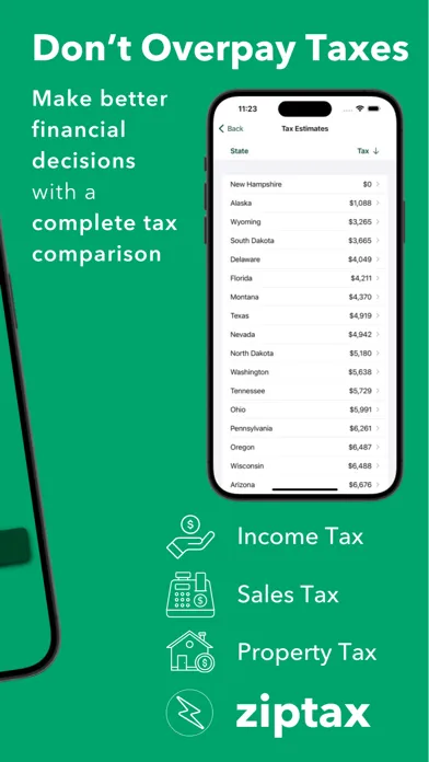 Capturas de pantalla de ZipTax: State Tax Calculator