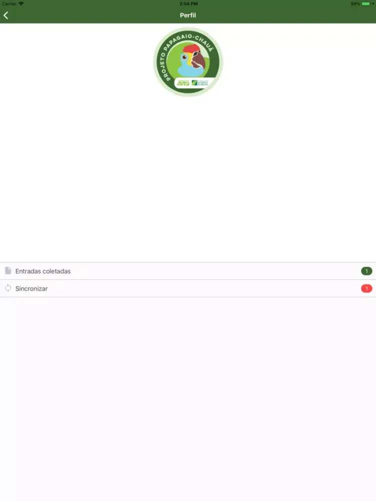 Ảnh chụp màn hình của Guardiões do Chauá iPad 
