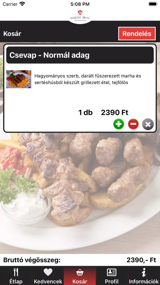 Classic Grill Ekran Görüntüleri