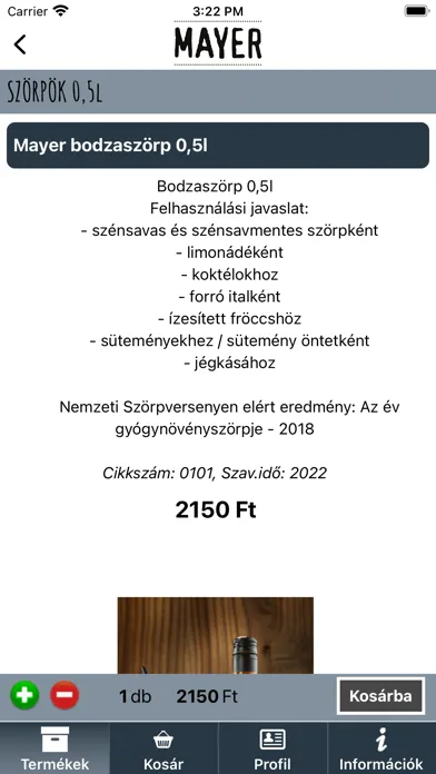 Screenshot di Mayer Szörp