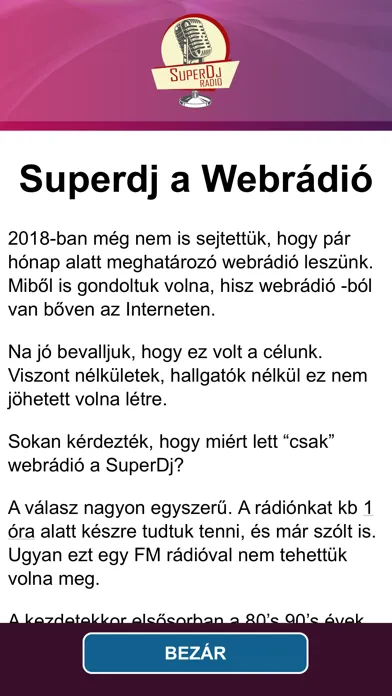 SuperDj Rádió應用截圖
