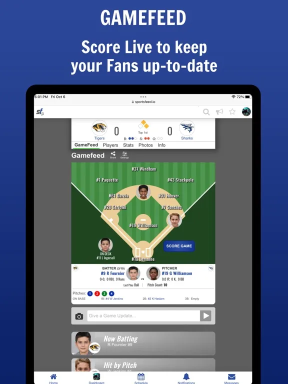 Capturas de pantalla de SportsFeed (mobile) iPad 