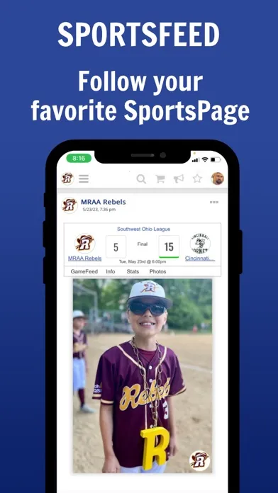 Capturas de pantalla de SportsFeed (mobile)