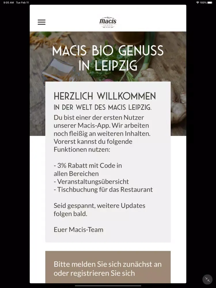 Macis iPad 應用截圖