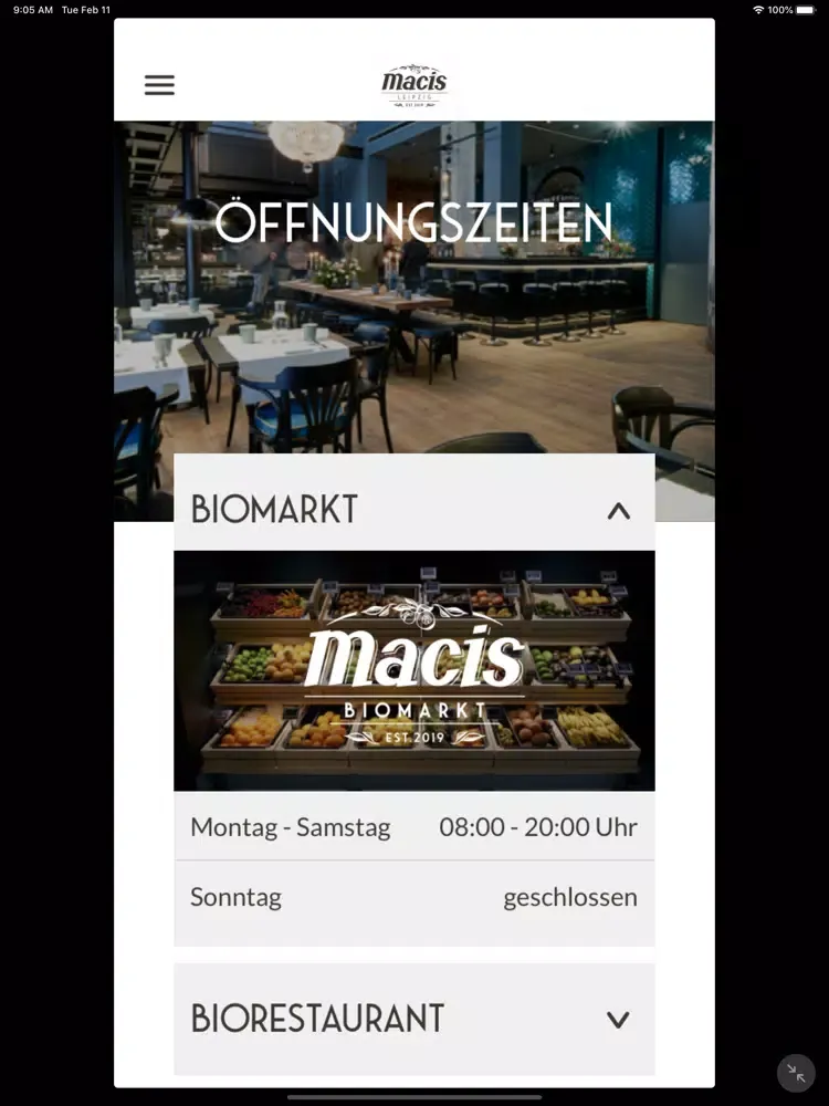 Macis iPad 應用截圖