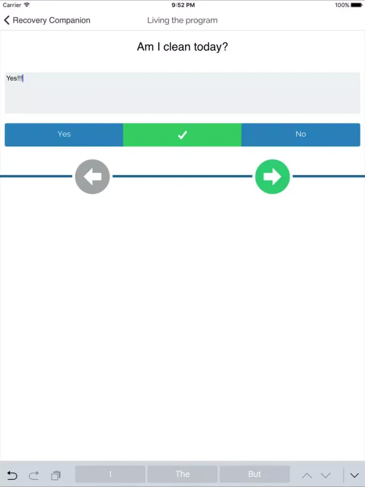 NA Recovery Companion iPad  স্ক্রিনশট