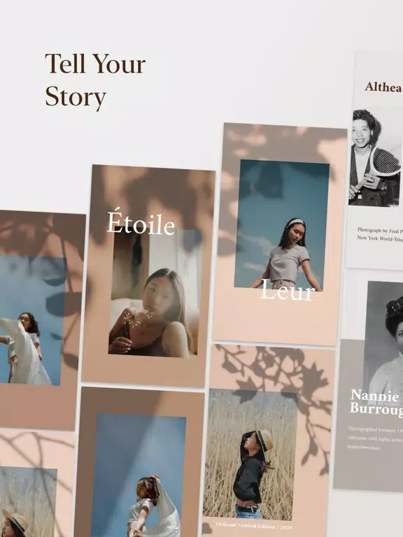 ภาพหน้าจอของ ORIKAMI - Story Templates iPad 