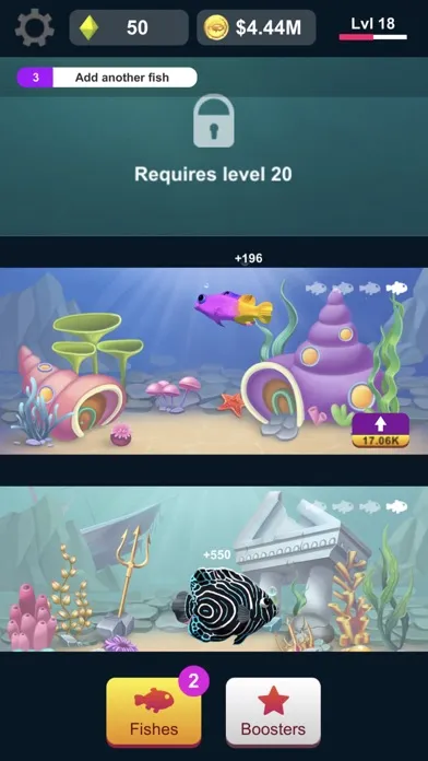 ภาพหน้าจอของ Fish Farm Idle.