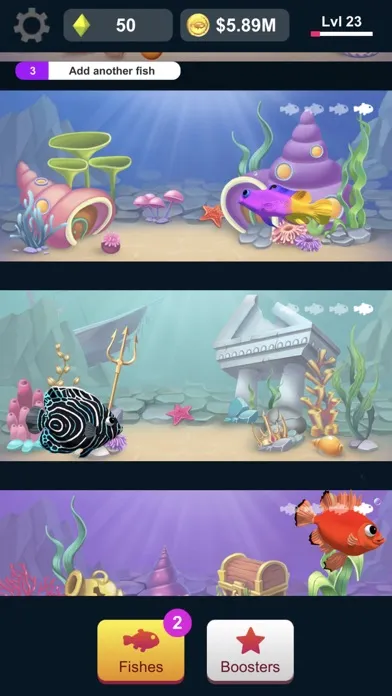 ภาพหน้าจอของ Fish Farm Idle.