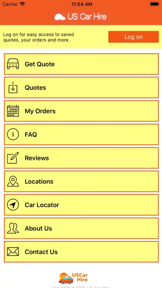 US Car Hire - USA Car Rentals Screenshots