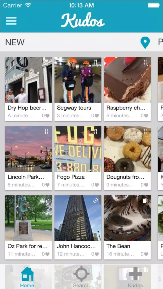 ภาพหน้าจอของ Kudos - Local Recommendations
