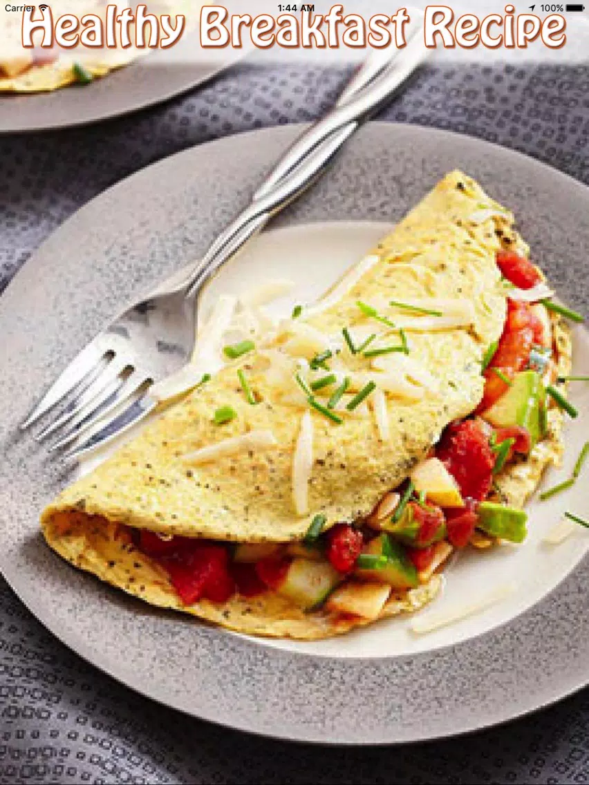 Tangkapan layar Healthy Breakfast Recipe iPad 