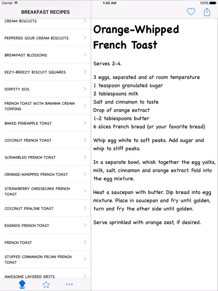 Healthy Breakfast Recipe iPad  স্ক্রিনশট