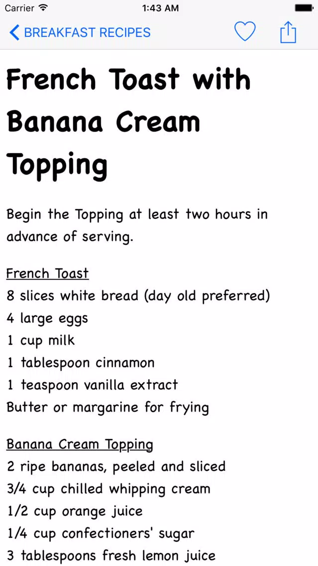 Tangkapan layar Healthy Breakfast Recipe