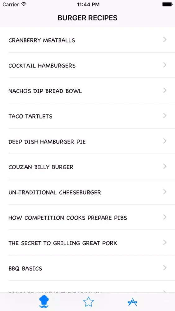 Burger Recipes HD স্ক্রিনশট