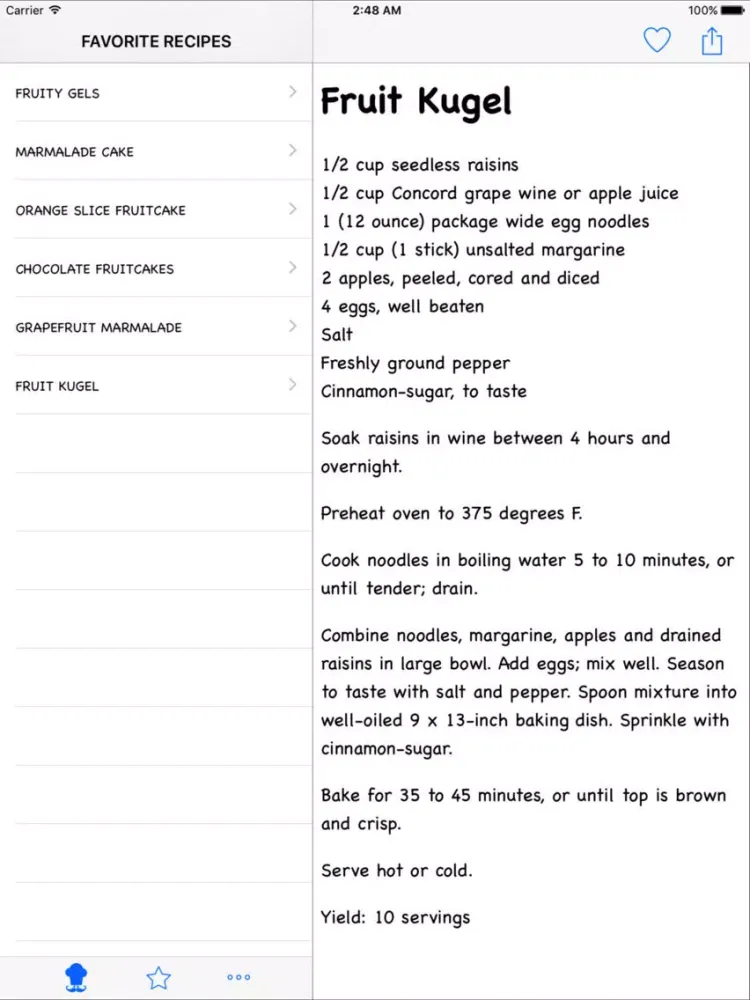 Capturas de tela do Fruit Desserts iPad 