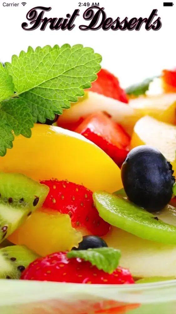 Capturas de tela do Fruit Desserts