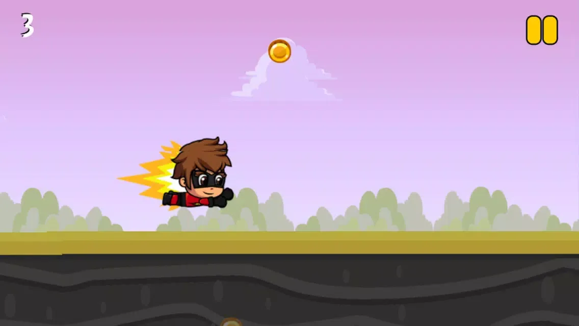 Tangkapan layar Run and Fly Superboy