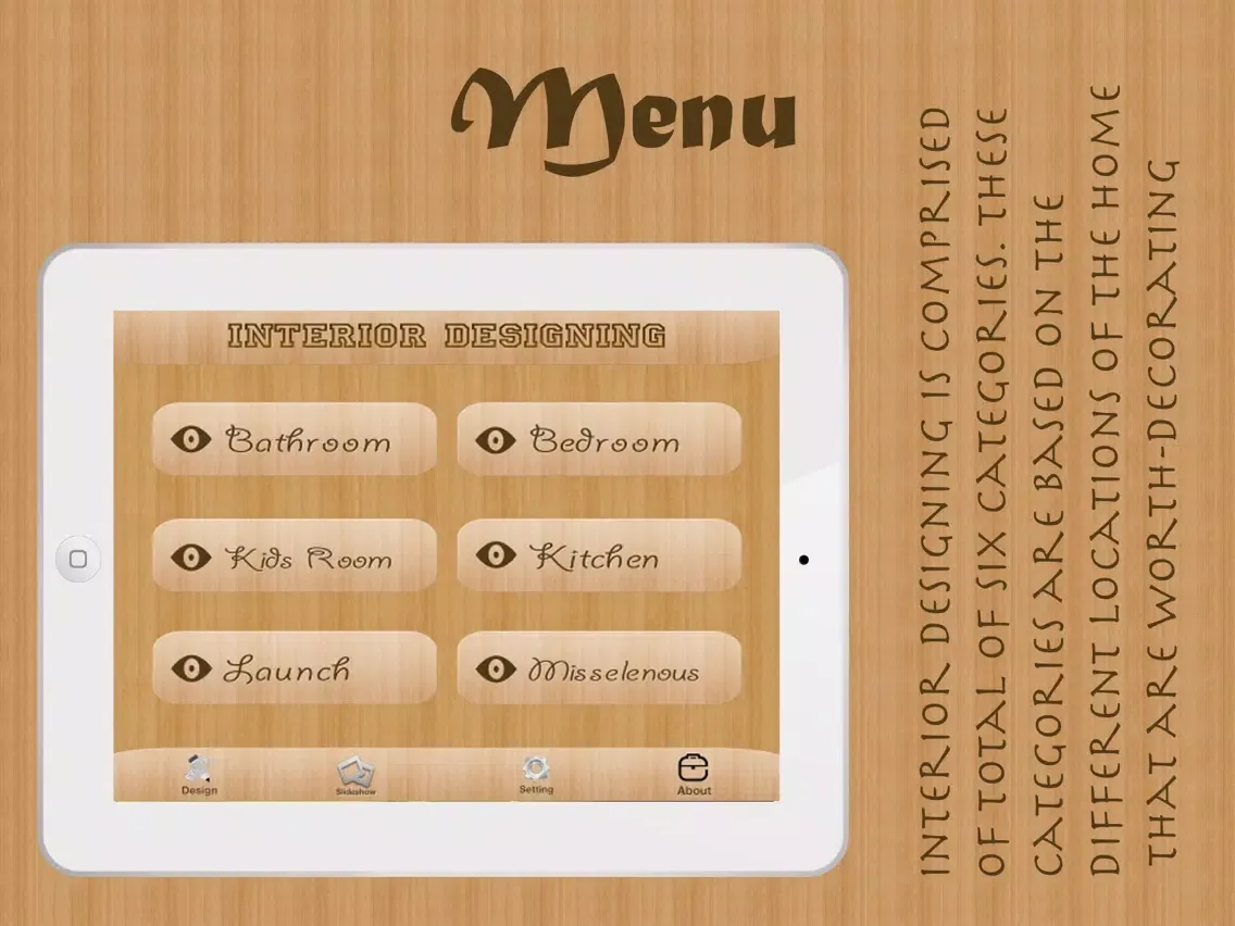 Tangkapan layar Interior Designing Lite iPad 