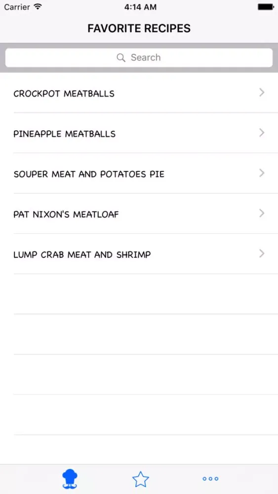 Zrzuty ekranu Meat Recipes