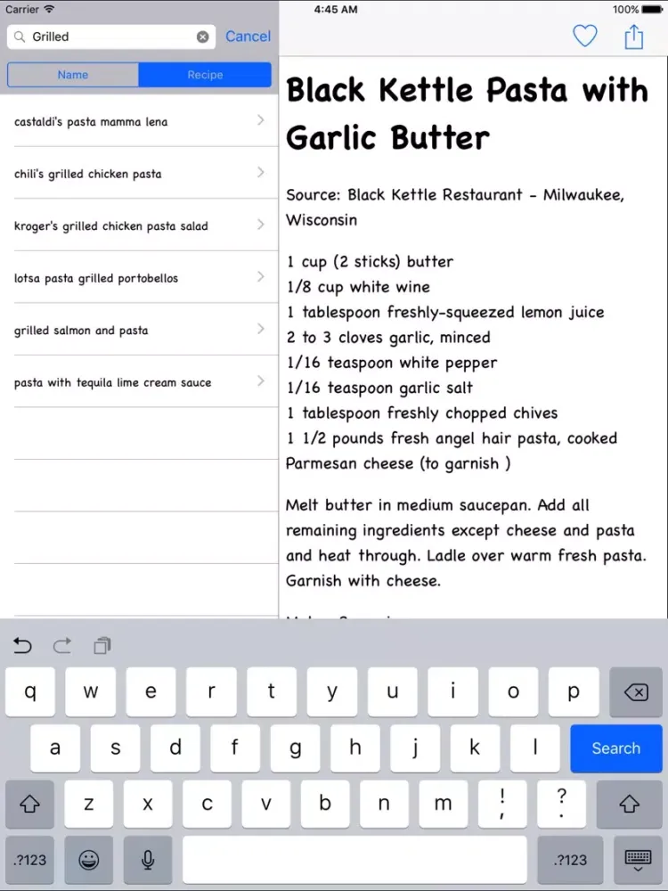 تصاویر Pasta Recipes HD iPad 
