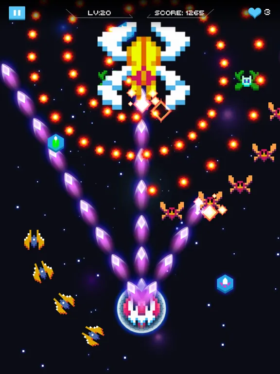Galaxy Attack - Space Shooter iPad Screenshots