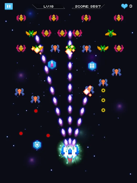 Galaxy Attack - Space Shooter iPad Screenshots