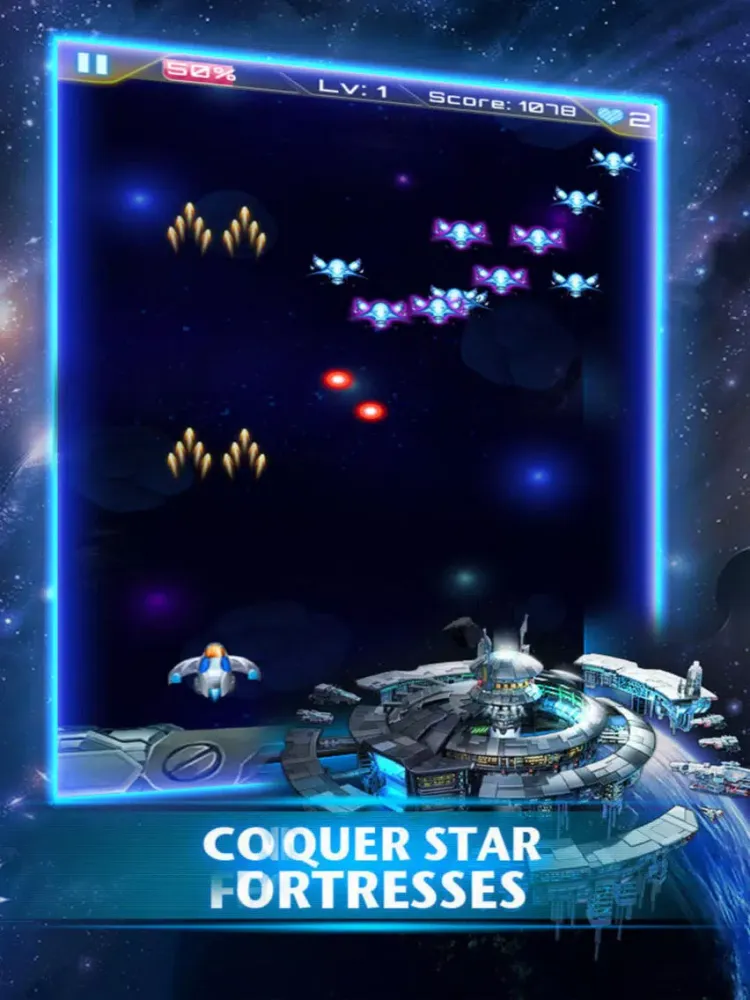 Скриншоты Space Mission - Galaxy Fighter iPad 