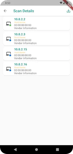 تصاویر Angry Port Scanner