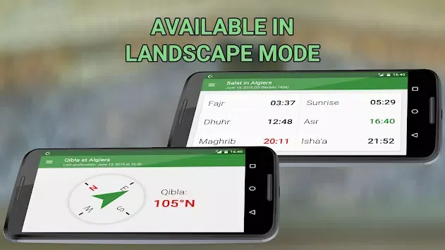 Capturas de pantalla de Al adhan- Prayer Times - Qiblah direction