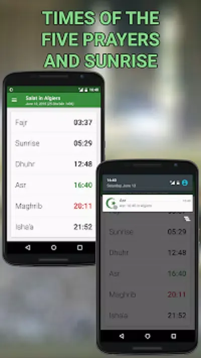 Capturas de pantalla de Al adhan- Prayer Times - Qiblah direction