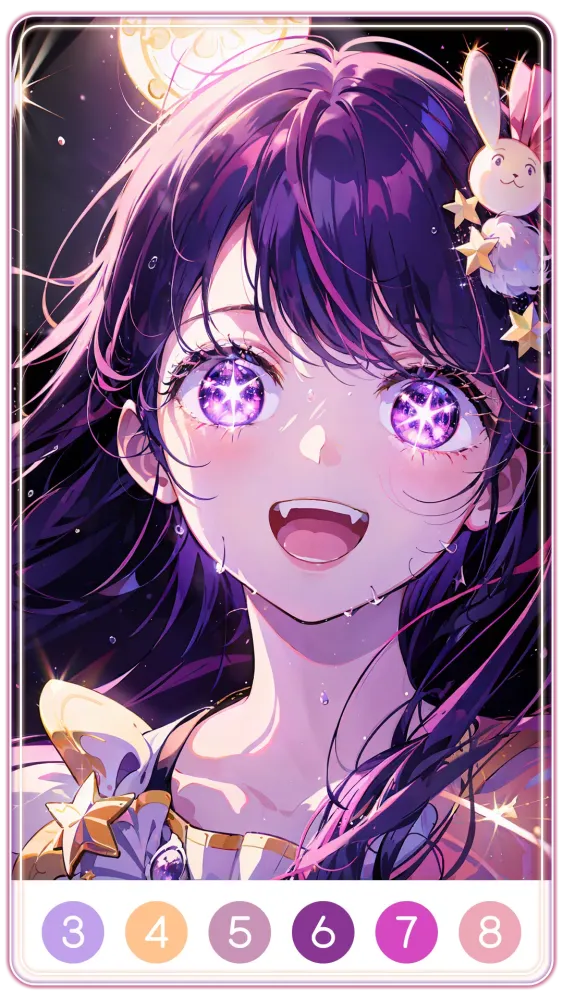Capturas de pantalla de Anime Paint by Number